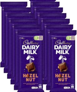 Cadbury Dairy Milk Hazelnut Chocolate Block 13 Pack, 13 x 180g